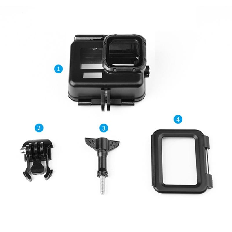 Underwater Diving Protective Cover Waterproof Case -scratch Housing Frame  for  9 Sports Camera Accessories