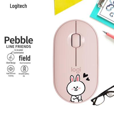 Logitech Pebble M350 Kabellose Bluetooth-Maus - LINE FRIENDS Cony