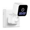 ABUO-Clock Monitoring Camera 1080P Mini Wifi Surveillance Cam With Night Vision And Sound Detection Way Audio Siren