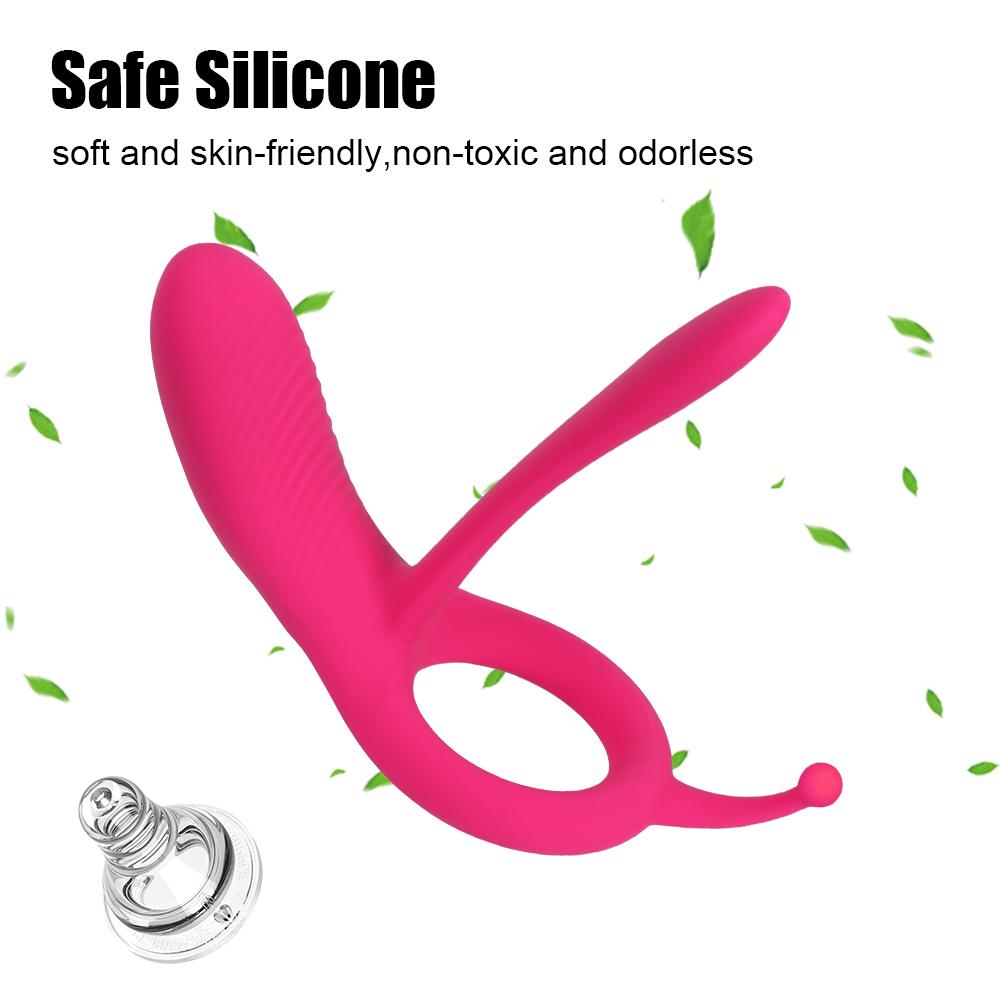 Penisringe Vibrator für Männer Sexspielzeug für Paare Prostata-Massagegerät 10 Geschwindigkeiten Fernbedienung Cockring Klitorisstimulator Erwachsenenprodukte