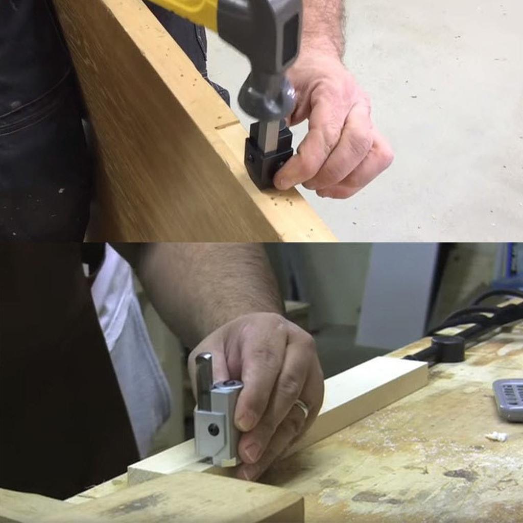 Präzises Holzbearbeitungs-Rechtwinkel-Meißel-Schnitzwerkzeug für perfekte 90-Grad-Schnitte Hochkohlenstoffstahl Ergonomisches Griffdesign