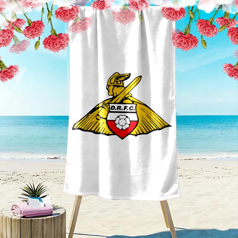 Doncaster Rovers Football Club Print Beach Towel Large Soft Quick Dry Towel For Beach Camping Swimming