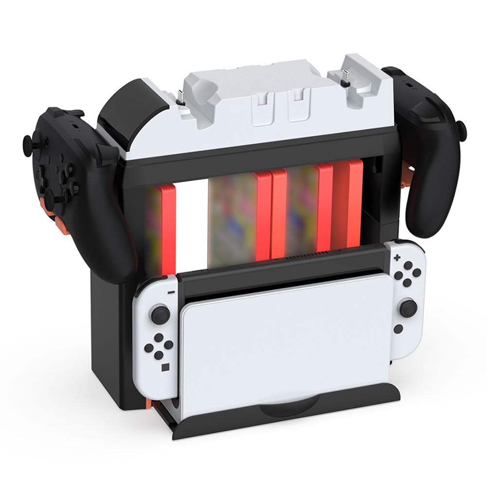 For Switch 2 for Joycon Charger Pro Controller Holder Multifunctional Charging Dock Station Charging Stand for Switch OLED