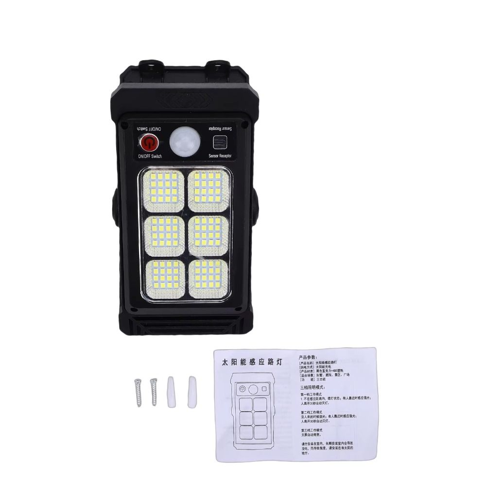 Waterproof Outdoor Solar Clamp Light Weatherproof High-Brightness Motion Sensor Light Solar-Powered LED Solar Powered Light