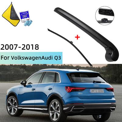 Fits For  VolkswagenAudi Q3 2013--2018 Rear Windscreen Wiper Blade Wiper Arm Windscreen Windshield Wipers Brushes Cleaning Acces