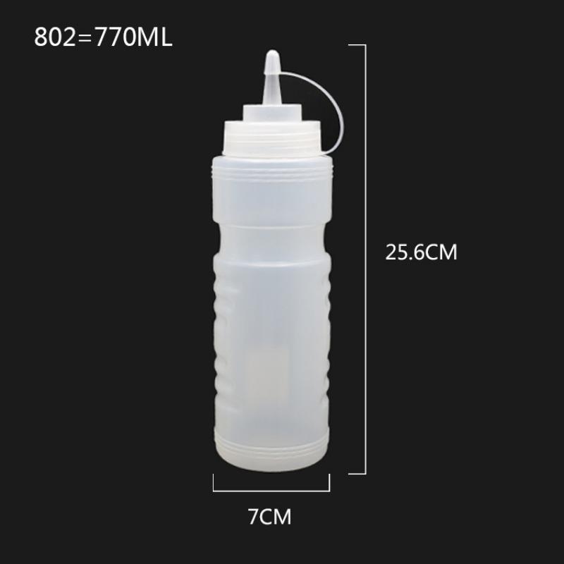 Sauce Squeezing Bottle Plastic Squeezing Bottle Plastic Salad Bottle Oil Bottle Vinegar Bottle Jam Bottle Kitchen