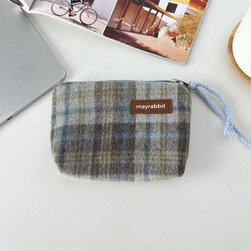 Artistic Retro Patterned Zero Wallet for Carrying Small Items  Mini Lipstick Storage Bag  Multi-functional Large-capacity Canvas Small Bag