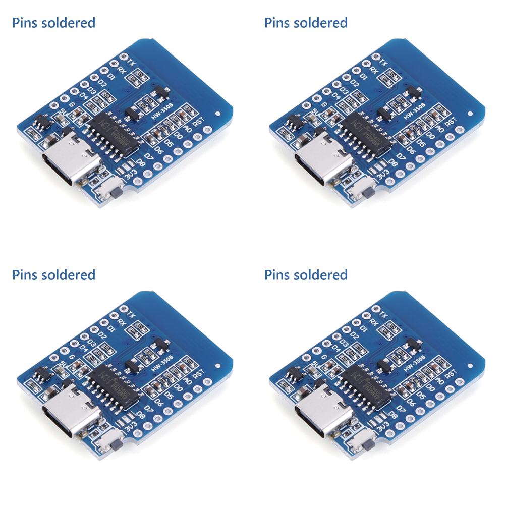 1-10PCS WeMos D1 Mini TYPE-C ESP8266 ESP-12F CH340G V2 Module NodeMCU Lua D1 Mini WiFi Development Board With Pins for Arduino