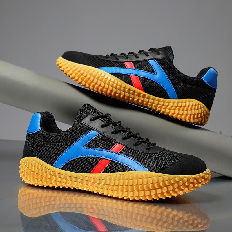 Non-slip beef tendon sole tug-of-war shoes team team tug-of-war shoes breathable sports shoes Forrest Gump shoes 35 чёрный