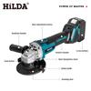 21V Brushless Angle Grinder - High Power Lithium Battery Polisher & Cutting Machine