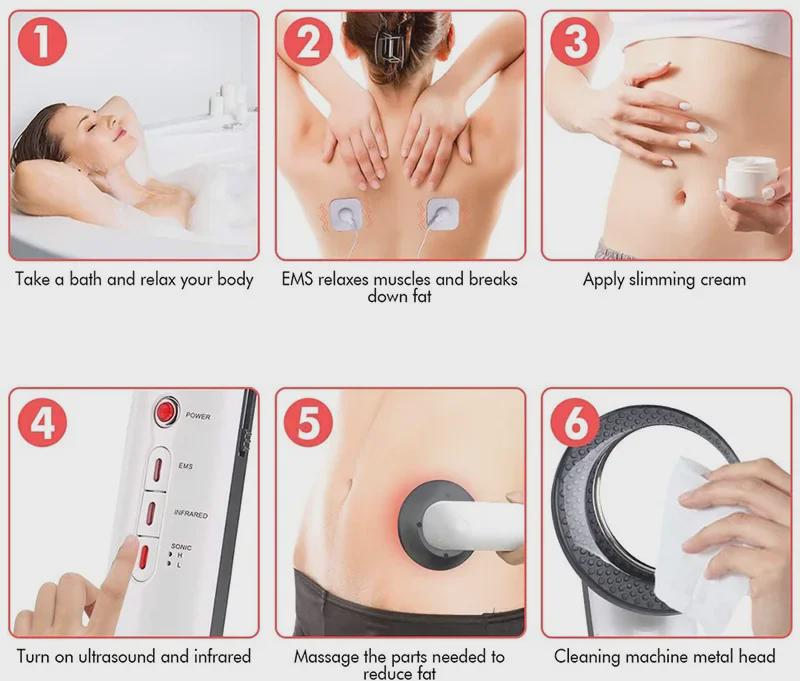 Ultrasonic EMS Body Slimming & Shaping Massager