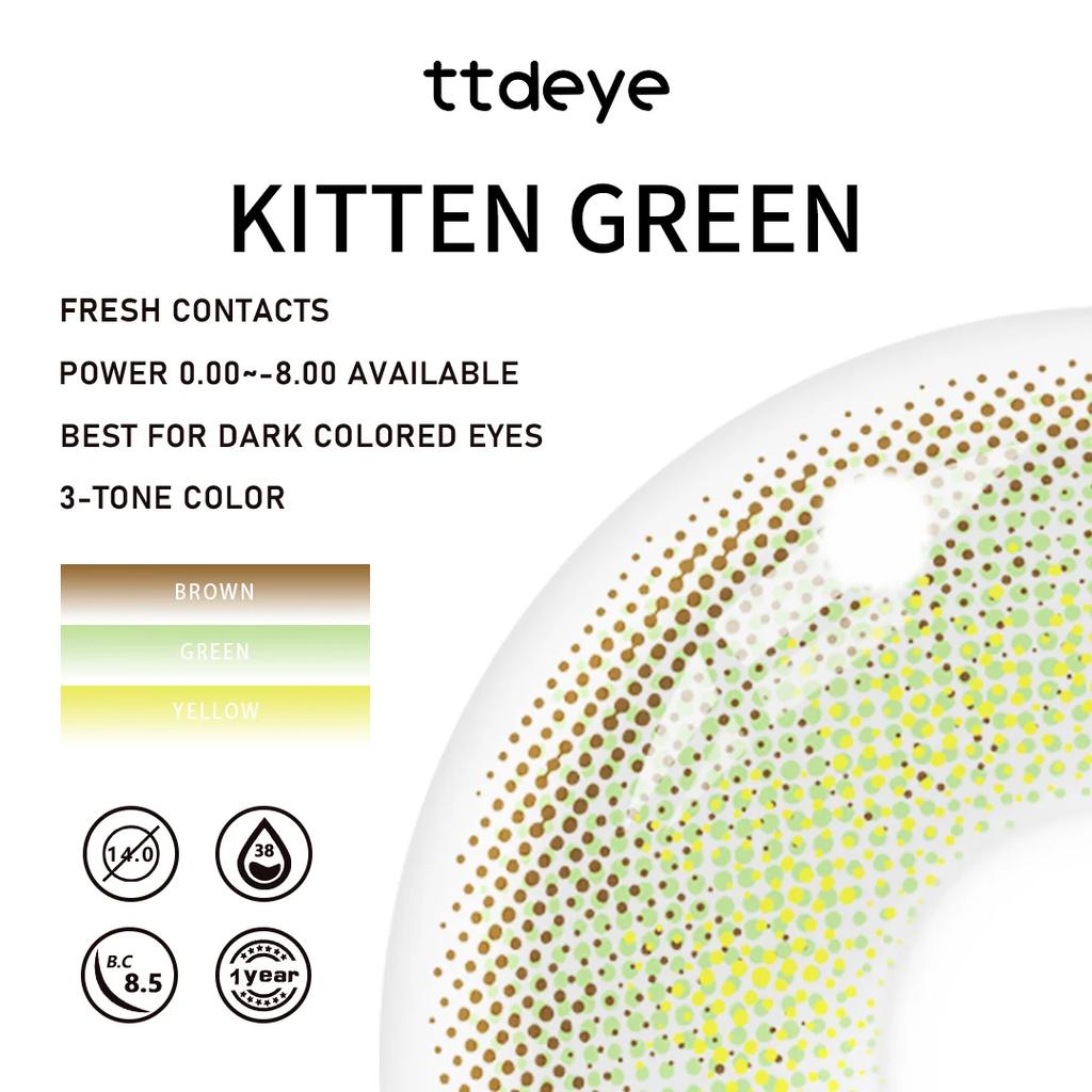 Barevné kontaktní čočky JeweLens 2ks Eyra Series