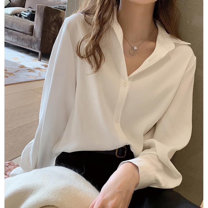 

2024 Women s Spring/Summer Loose Casual Versatile Blouse Extra Large