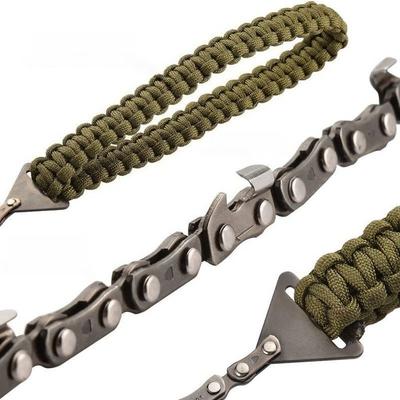 1 Stuk Buiten Paracord Handkettingzaag Tuin Houtkap Kettingzaag Draagbare Opvouwbare Kettingzaag Buiten Levenslijn Zaag