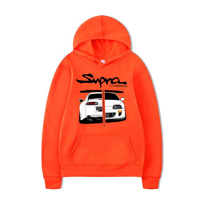 New Men's Daily Sweater, Header D Racing Autumn Sweater with Hat