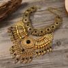 Retro Ethnic Water Drop Tassel Necklace and Sweater Clavicle Chain Accessories