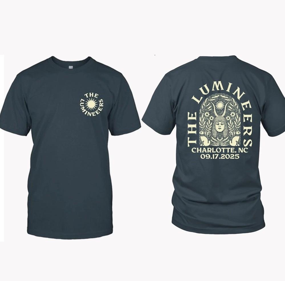 September 17 2025 The Lumineers Charlotte, NC T shirt Reprint Unisex T-Shirt M