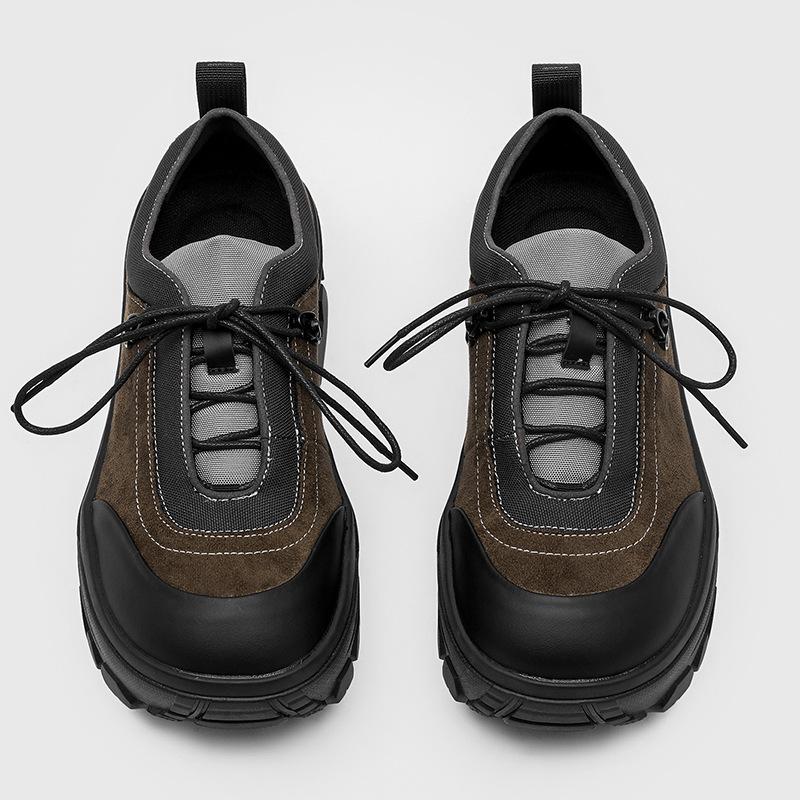 Sports And Leisure Shoes Men'S And Women'S Trendy Brand Ruffian Handsome Charging Hiking Shoes Platform Outdoor Hiking Shoes