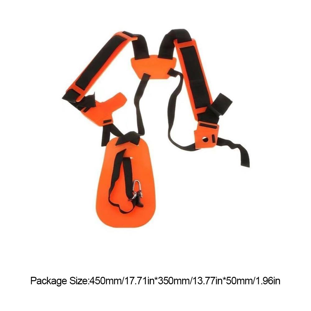 Lawn Mower Harness Strap Adjustable Grass Trimmer Strap Double Shoulder Strap Labor Saving Strimmer Mower Shoulder Strap