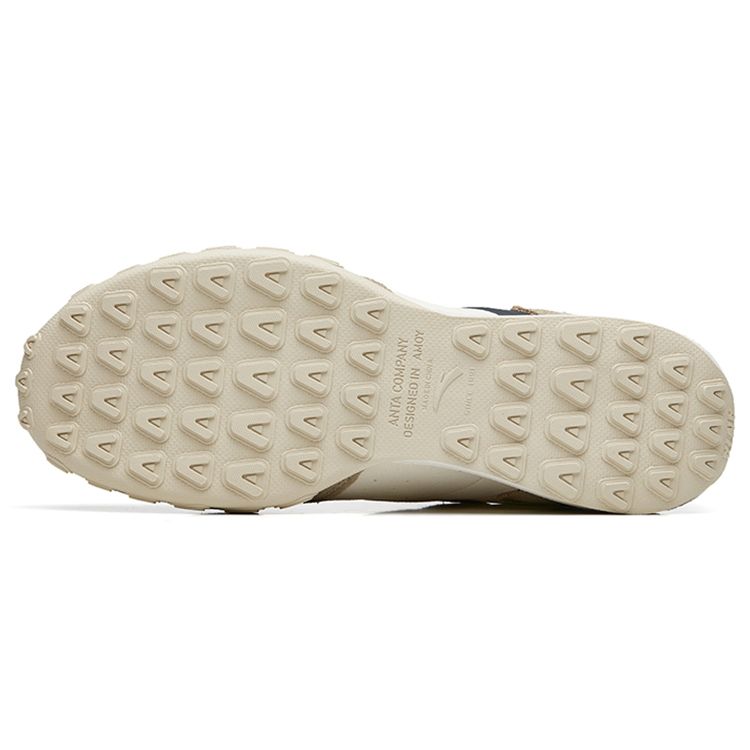 Anta Lifestyle Series Shock Absorbing Non-Slip Durable Low-Top Casual Shoes Men sneaker White Yellow 112238856-3