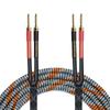 UCINNOVATE Lautsprecher mit Lautsprecherklemmenstecker Bananen-Geflochtenes Lautsprecherkabel für Audioverstärker und Subwoofer 3m/2er-Pack Kabel, Vorgeschnitten, Stecker,
