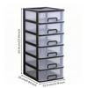 Desktop Drawer Organizer Translucent Fronts Office Supply