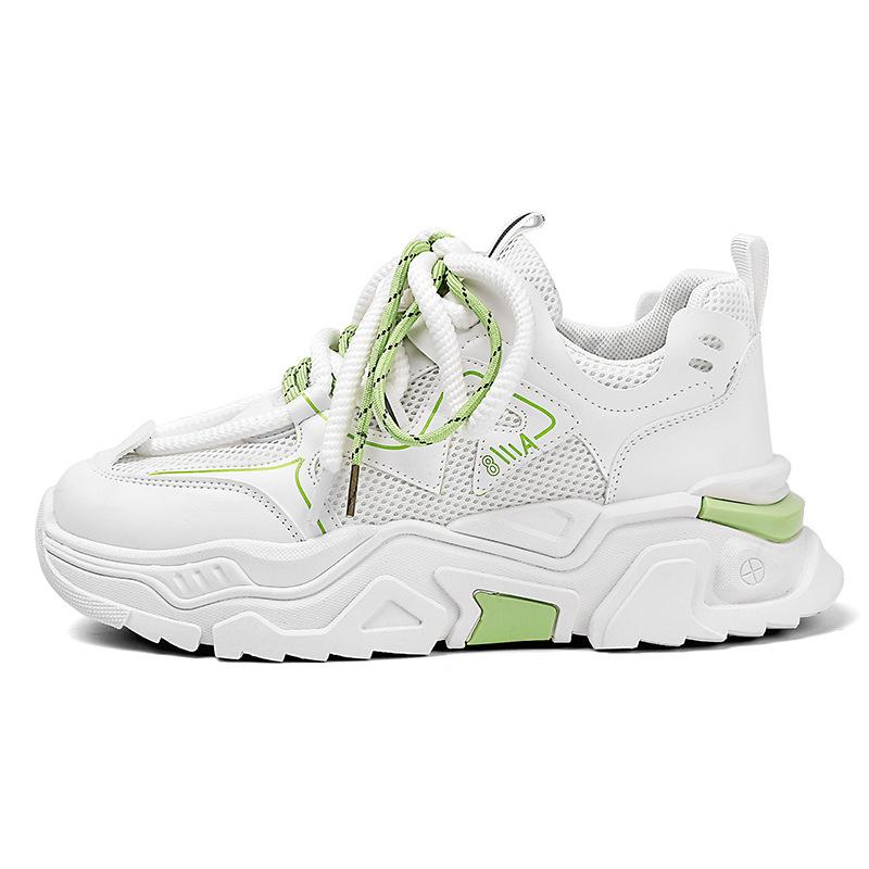Autumn 22 New Casual Sports Trendy Shoes Platform Dad Shoes Mesh Breathable