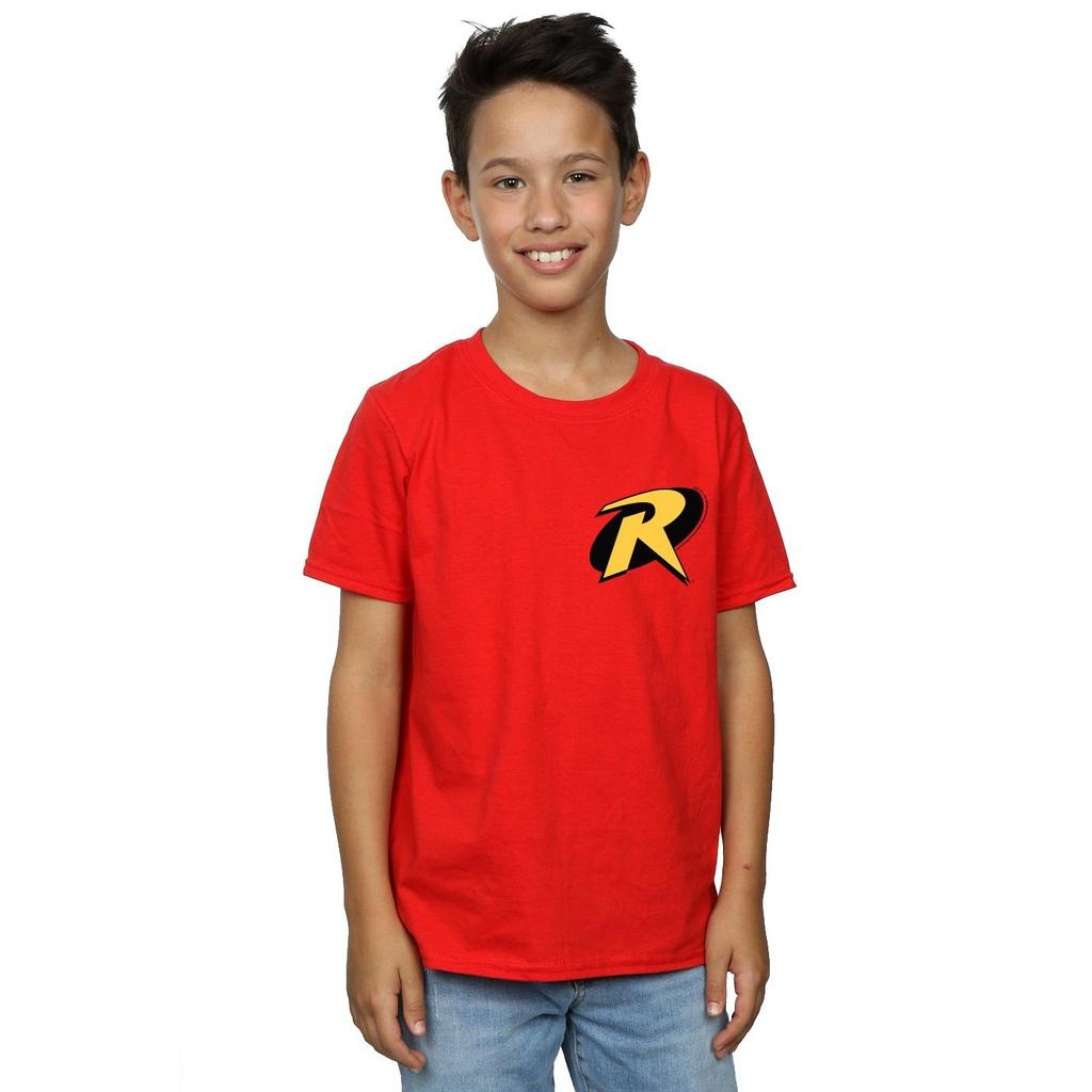 DC Comics Batman-Robin-Logo-T-Shirt für Jungen