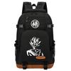 Dragon Ball Print Oxford Backpack School College Travel Lightweight Dual-Strap Laptop Bag Unisex 20L Capacity