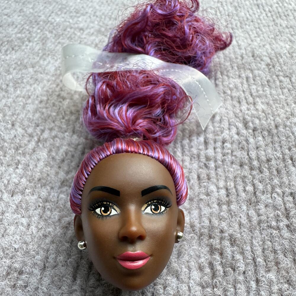 1/6 Dark Skin Tone Doll Figures Heads Joints Movable Solid Doll 30cm DIY Doll Playing Parts