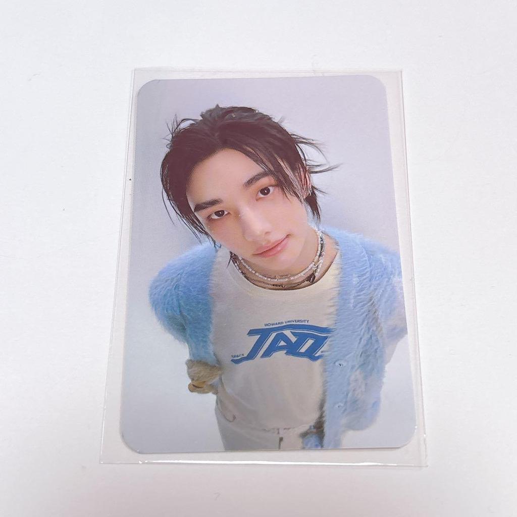 [USED] Korea Exclusive Straykids 5'CLOCK Clear Pouch Hyunjin Trading Card