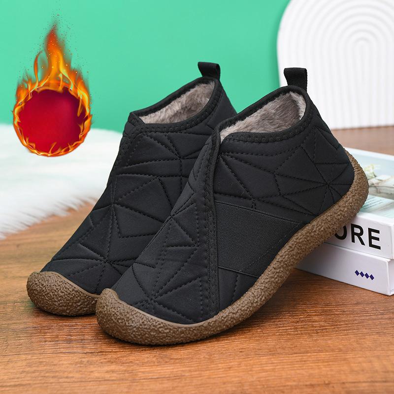 Fashion Women's Cotton Shoes Winter New Plush Warm Women Snow Boots Waterproof Anti Slip Comfort Casual Women Cotton Boots