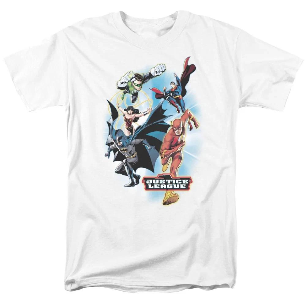Comics Justice League Team White TShirt S