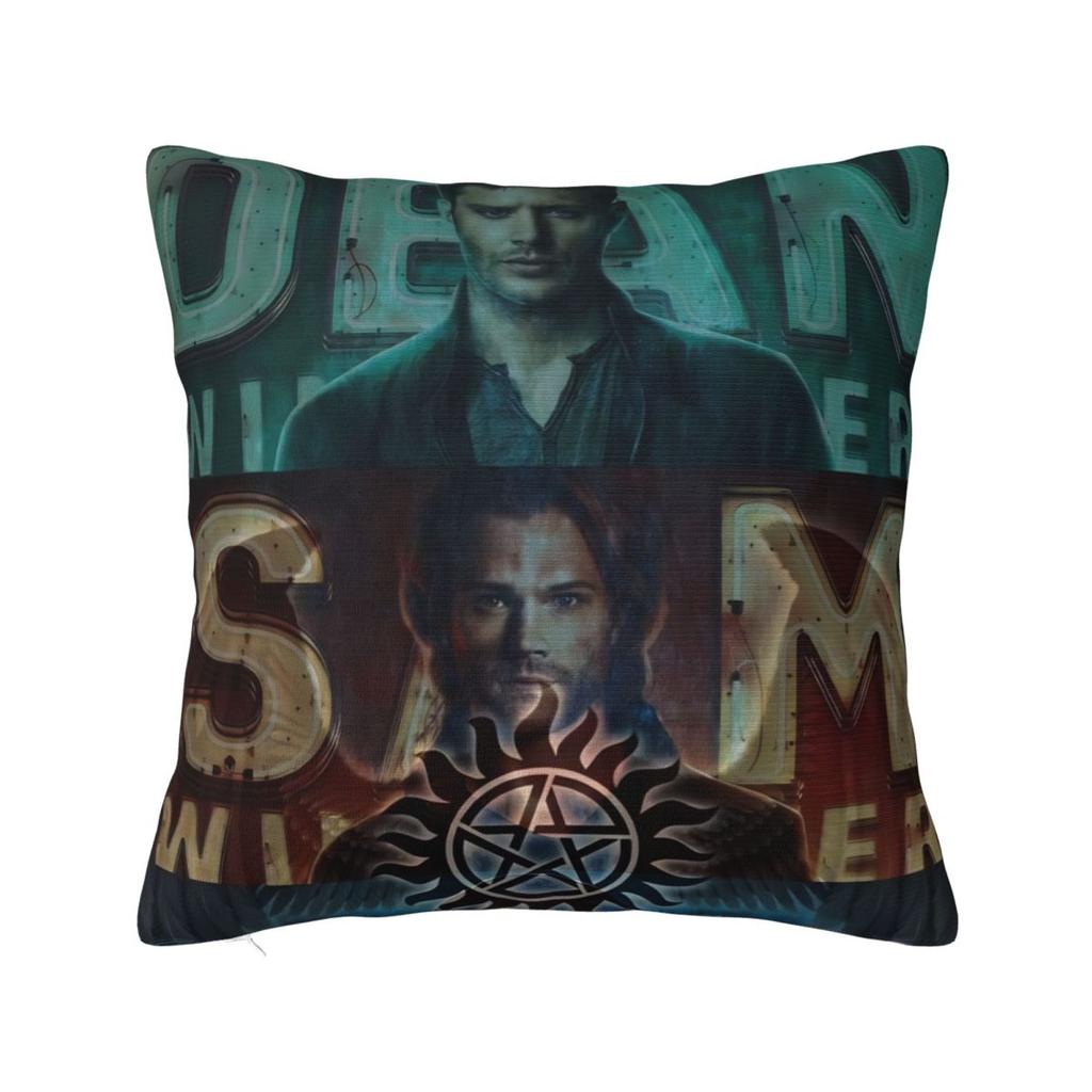 Dean Winchester Supernatural Television Pillow Cover Cushion Cover Pillow Case Kawaii Pillowcases For Sofa Home Decoration