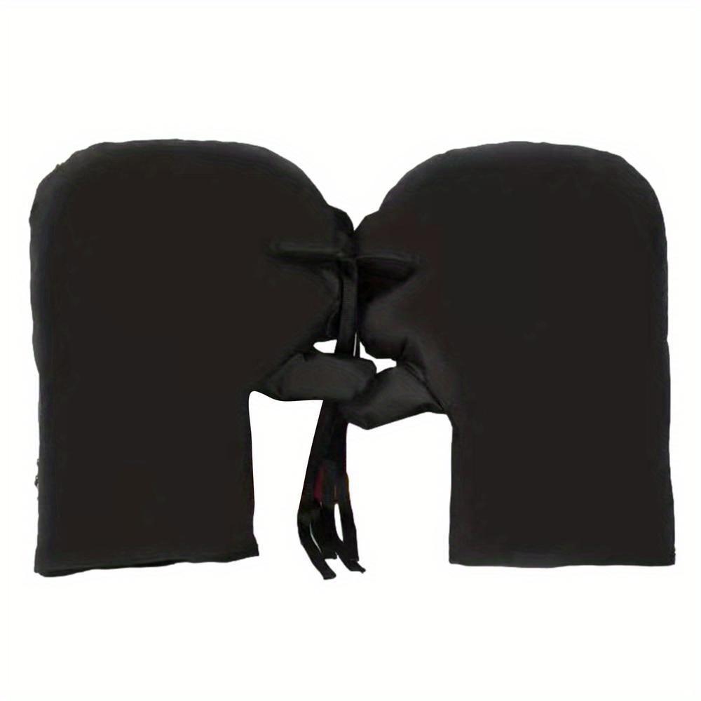 

Перчатки для езды на руле велосипеда, толстые теплые перчатки для езды на руле шоссейного велосипеда, аксессуары для езды на велосипеде для мотоцикла, горного велосипеда, скутера чёрный