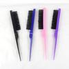 15PCS Professional Slim Line Teasing Hair Brush Backcombing Comb Tool for Salon Styling - 4 Colors Wholesale Stylist Supplies