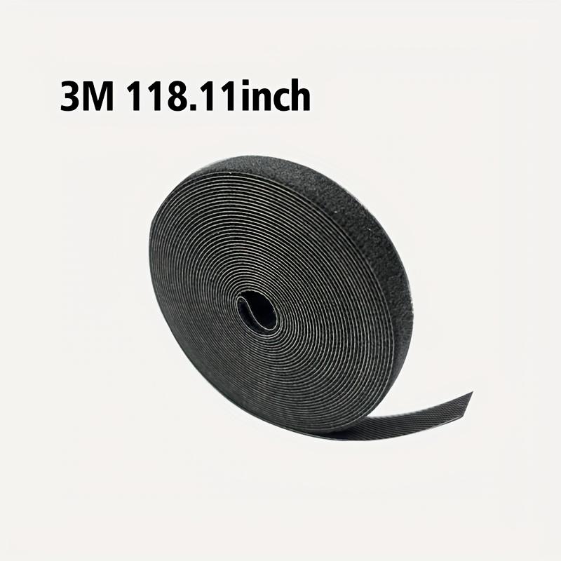 

Adhesive Hook & Loop Tape Fastener, Reusable And for Strong Support In Indoor/Outdoor Gardening, for Home, Crafting Organization 3M чёрный