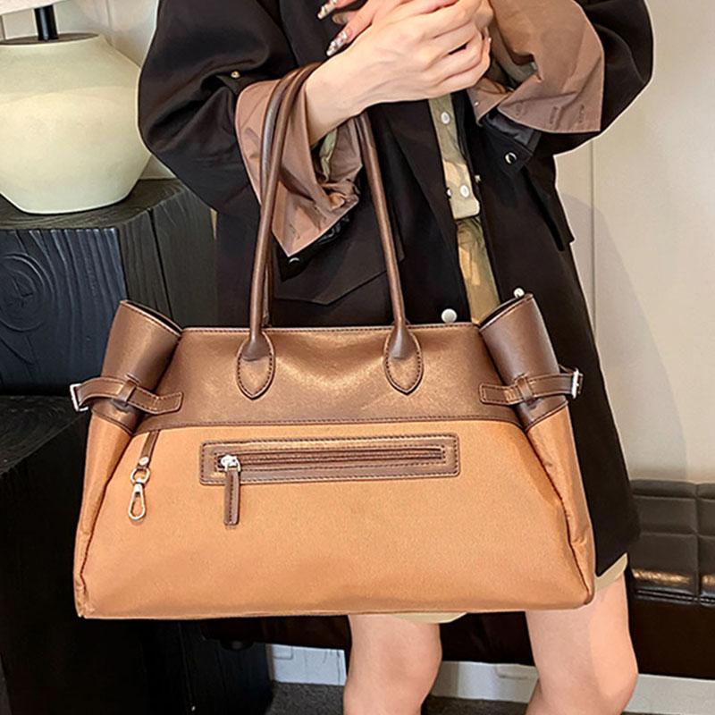 Large Capacity Women's Bag Patchwork Work Traveler One Shoulder Retro Ladies' Travel Bags New