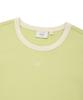 COVERNAT WOMAN Baby Ringer T-Shirt Lime