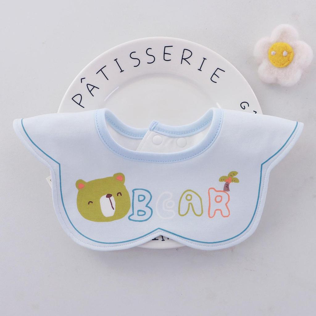 Autumn/Winter Baby Bibs: Anti-Spit Milk, Pure Cotton, Absorbent & Moisture-Wicking Newborn Feeding Bib