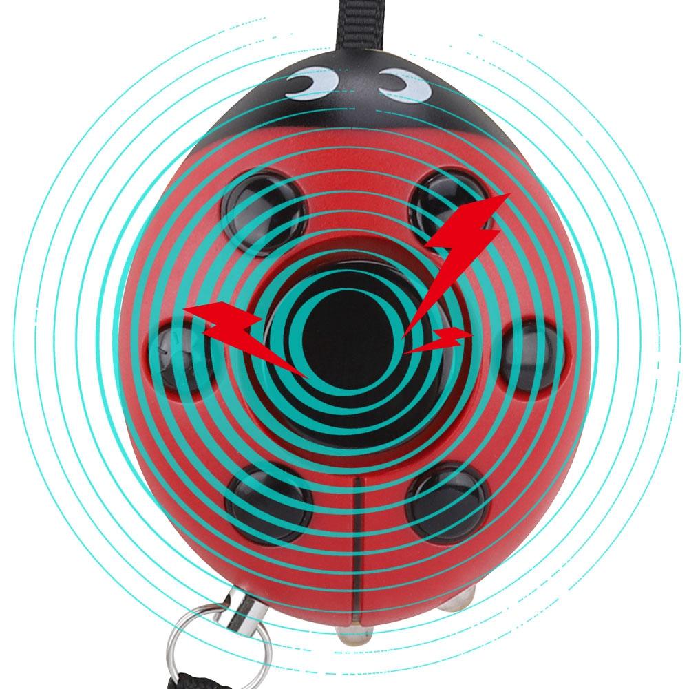 Personal Defense Protection Beetle Alarm Keychain 130db Women Emergency Alarm with LED