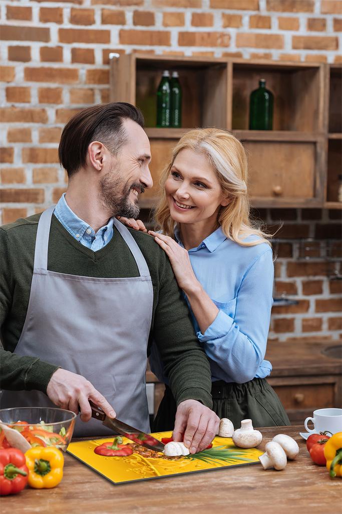 SZKLANA DESKA DO KROJENIA 30x52 Ananas