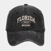 New retro personalized washed old letter embroidered baseball cap men's and women's outdoor sports sunshade sunscreen cap