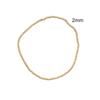 Beadsnice Christian Bead Bracelet Gold Filled Cute Ball Pattern for Anniversaries- Jewelry