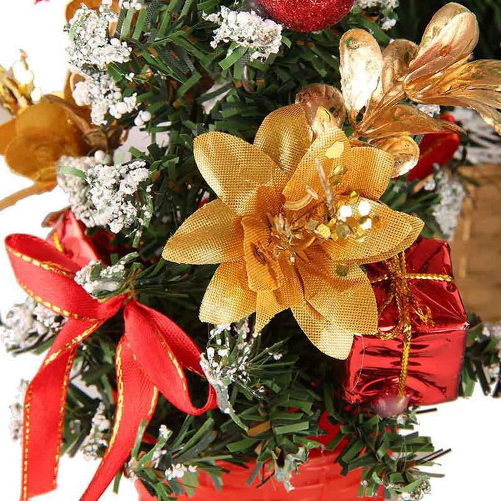Mini Tabletop Christmas Tree Home Christmas Small Desktop Decoration Party Ornament Family Christmas Gift