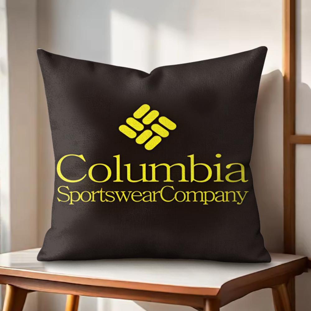CColumbiaS Outdoor Brand Cushion Cover Natural Linen Organic Fabric DoubleSided Printing Couch Pillow Covers Home Decor
