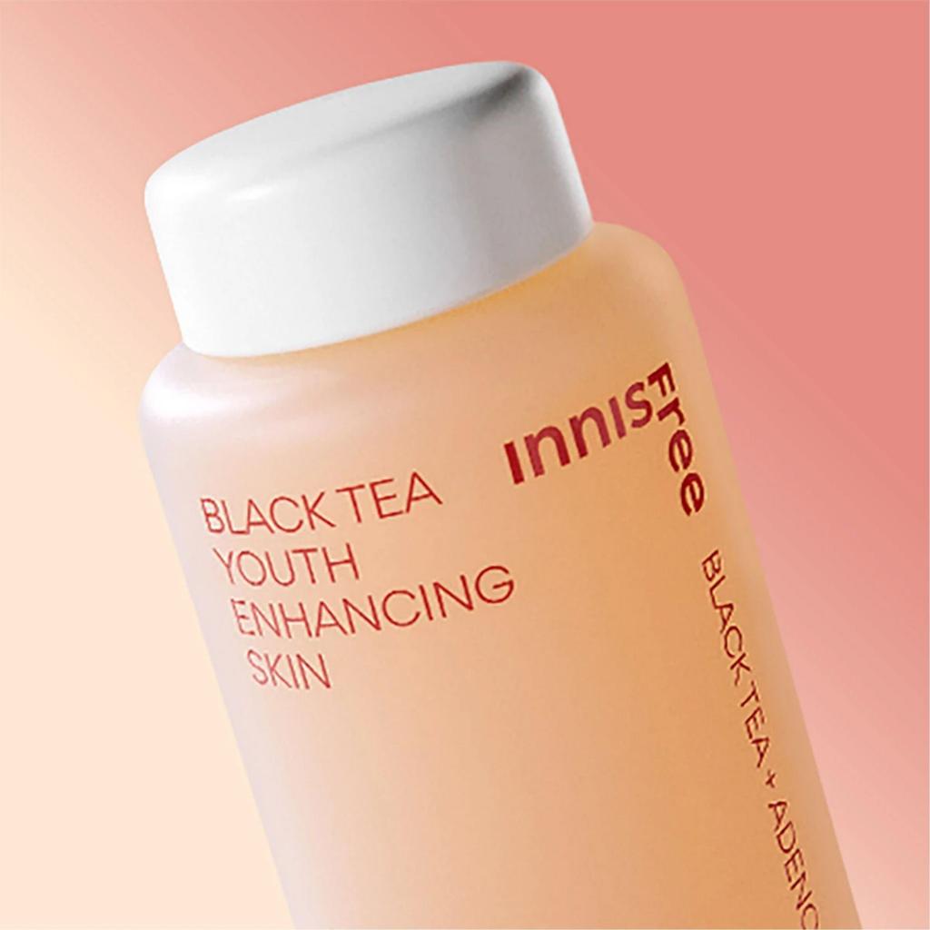 Innisfree Black Tea Skin Care Set (Skin 170ml + 15ml / Lotion 170ml + 15ml / Ampoule 12ml)