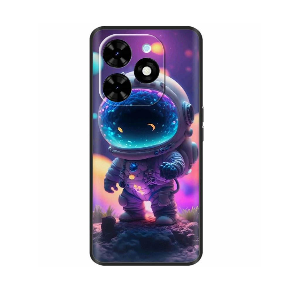 Shockproof Cover For Tecno Spark Go 2024 Case Soft Silicone Animals Painted Back Cover For Techno Spark Go 2024 Case Phone Cover