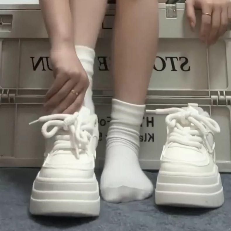 New spring and summer platform ins tide niche student sports and leisure board shoes