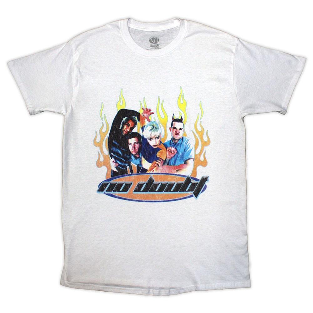 No Doubt Flames Band Logo T Shirt XXXL